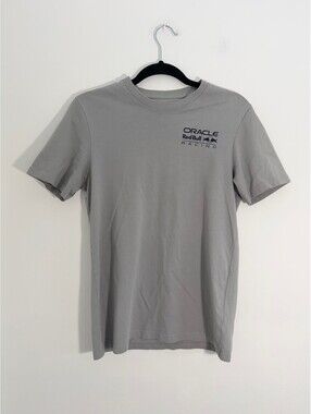 Oracle Red Bull Racing Castore Men’s Gray Logo T-Shirt Size S F1